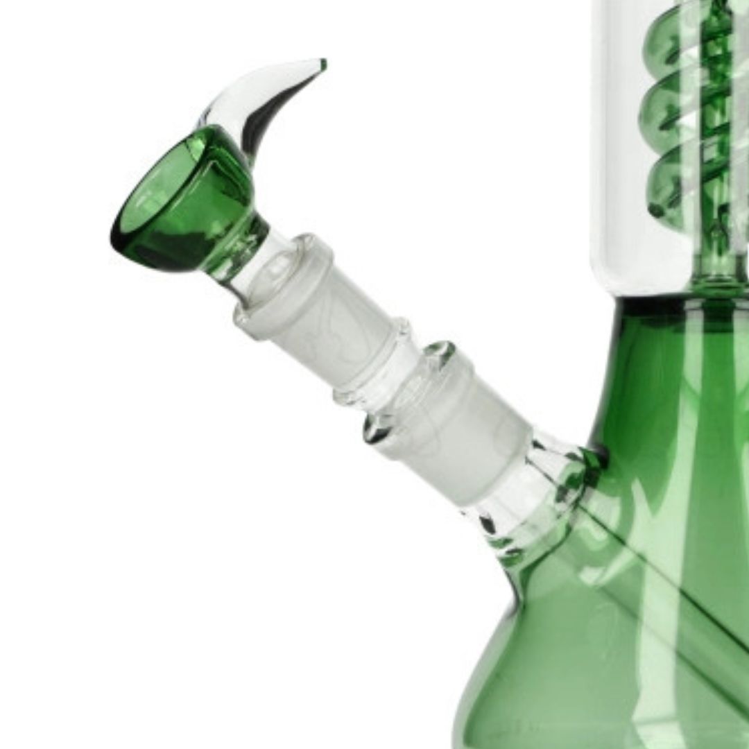 Bongo GG BEAKER BONG GREEN Grace Glass 35 cm - obrazek 2