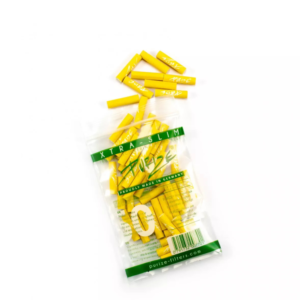 Filtry z aktywnym węglem Purize XTRA Slim Yellow 50 szt. śr. 6 mm