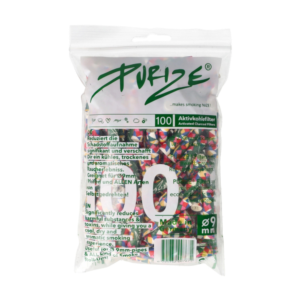 Filterki węglowe Purize REGULAR All Color 100 szt. śr. 9 mm