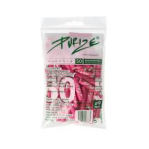 Filtry węglowe do jointów Purize REGULAR Pink 50 szt. śr. 9 mm