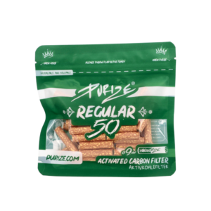 Filtry węglowe Purize REGULAR Spy 50 szt. śr. 9 mm