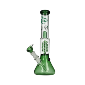Bongo GG BEAKER BONG GREEN Grace Glass 35 cm