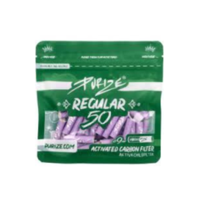 Filtry węglowe Purize REGULAR Lilac 50 szt. śr. 9 mm