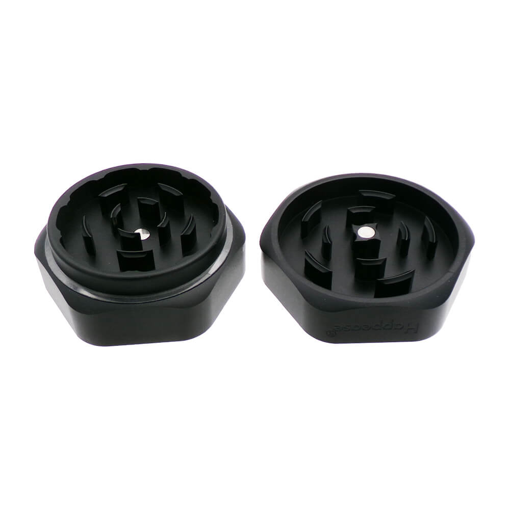 Katana Aluminium Grinder Black 2 Parts – 60mm - obrazek 3