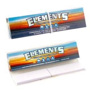 Bibułki Elements Koneser King Size Slim z filterkami