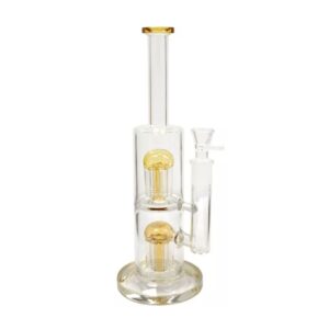 Bongo z filtracją Twin Bud Bong Amber 2